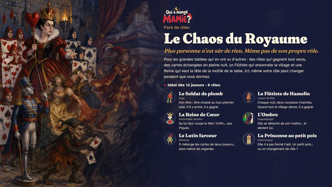 Affiche du pack Le Chaos du Royaume