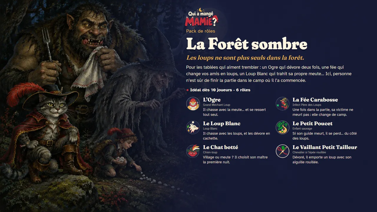 Affiche du pack La Forêt sombre